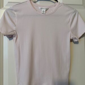 Athleta Soft Pink Ribbed Top
